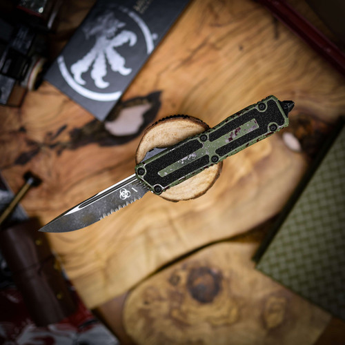 MICROTECH SCARAB II GEN III PART SERRATE OUTBREAK SIGNATURE SERIES 1278-2OBS
