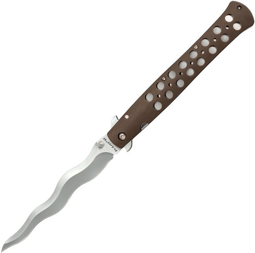 COLD STEEL 6" TI-LITE KRIS BLADE / 13" OVERALL / 6" KRIS BLADE / 4MM THICK / 7" FDE ZY-EX HANDLE / AUS10A