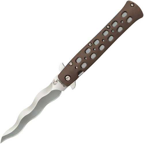 COLD STEEL 4" TI-LITE KRIS BLADE / 8.75" OVERALL / 3MM THICK / 4 .75" LONG FDE ZY-EX HANDLE / AUS10A