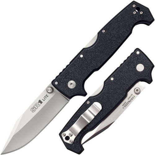 COLD STEEL SR1 LITE CLIP POINT / 9-3/8" OVERALL / 4" BLADE / 4.8MM THICK / 8CR13MOV STEEL / BLISTER PACK CS-62K1Z