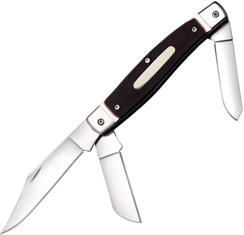 COLD STEEL STOCKMAN / 3 BLADES (3.5" - 2.3" - 2.0") / JIGGED BONE