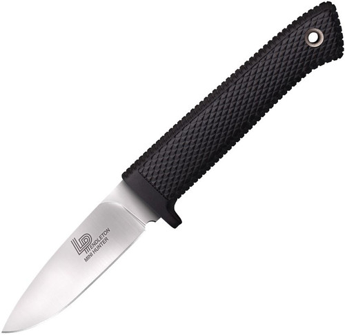 COLD STEEL PENDLETON MINI HUNTER / 6 5/8" OVERALL / 3" BLADE / 3MM THICK / VG-1 STAINLESS STEEL / 3 5/8" KRAY-EX HANDLE / SECURE-EX SHEATH