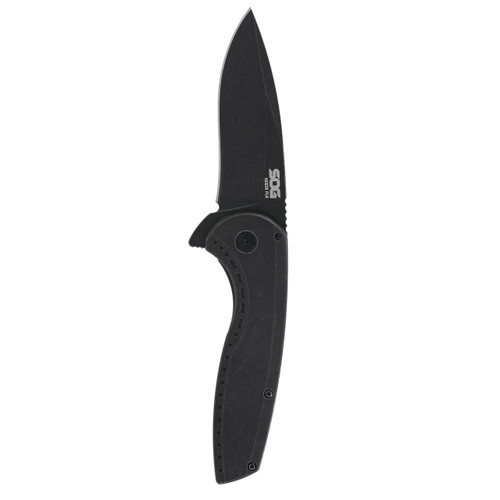 SOG AEGIS FLK 2.0 ​/ 3.5" DROP POINT BLADE / BLISTER PACK / BLACK STONEWASH