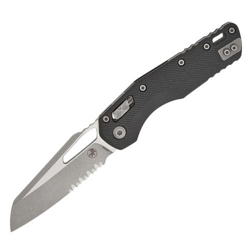 MICROTECH MSI FLUTED G-10 BLACK, APOC P/S 210-11APFLGTBK