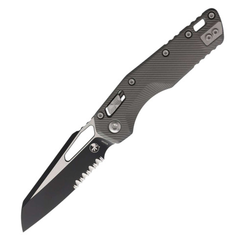 MICROTECH MSI® S/E BLACK PART SERRATE FLUTED ALUMINUM NATURAL CLEAR 210-2FLNC