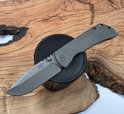 MCNEES KNIVES 3" PM MAC-2 SWERVE (SW-A), STONEWASHED HARDWARE SIMS1T2496