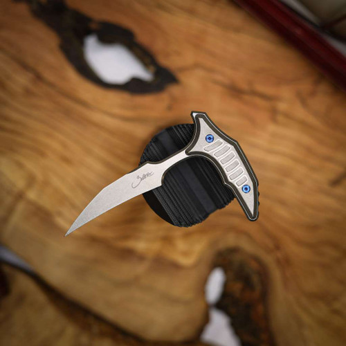 MICROTECH BEE MARFIONE SELECT STONEWASH FINISH STONEWASH FINISH TITANIUM BLUE TITANIUM 218-10MS3