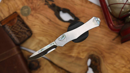 HERETIC KNIVES HYDRA CUSTOM CRACKED ICE # 21, PRE-OWNED CC5288