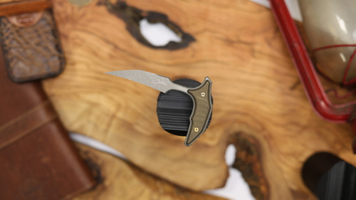 MICROTECH BEE MARFIONE SELECT APOCALYPTIC FINISH ANTIQUE BRONZE TITANIUM BRONZE TITANIUM