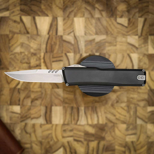 AXIAL KNIVES SHIFT V3 BLACK, STONEWASH HARDWARE, CLIP POINT, MAGNACUT CCAXL7