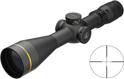 Leupold VX-4HD Rifle Scope, 3-12X Magnification, 50mm Objective, 30mm Main Tube, Duplex Reticle, Matte Finish, Black 185454 185454