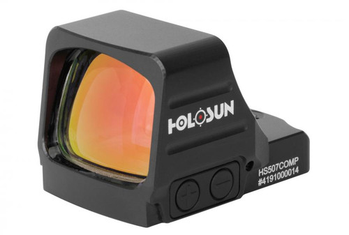 Holosun Technologies 507 Elite Competition, Red Dot, MRS Reticle (2 MOA Dot with 8/20/32 MOA Circle), 1.1"x0.87" Objective Lens, Matte, Black HS507COMP HS507COMP