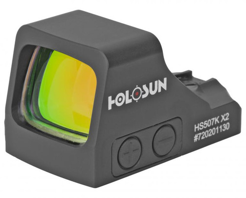 Holosun Technologies 507K-X2, Red Dot, 32 MOA Ring & 2 MOA Dot, Black Color HS507K X2 HS507K-X2