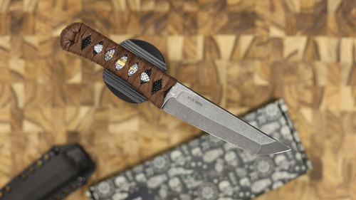 Auxiliary Manufacturing Pariah Collaboration KTK Tanto XL Brown Wrap CCAUX6291