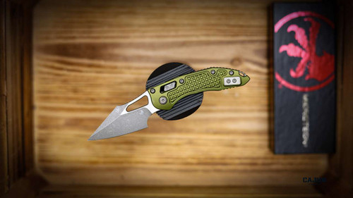 Microtech M-Stitch Ram-Lok S/E Apocalyptic Standard Frag OD Green 169MRL-10APFROD