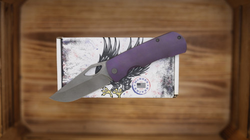 McNees Knives Little Dixon 3.25" Violet Purple Atomic Finish