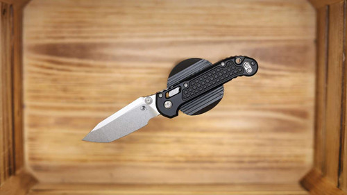 Microtech LUDT Ram-Lok Tanto Frag Stonewash Standard 1136RL-10FR