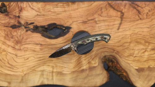 Dawson Knives Companion - Wildfire / Arid Camo G10
