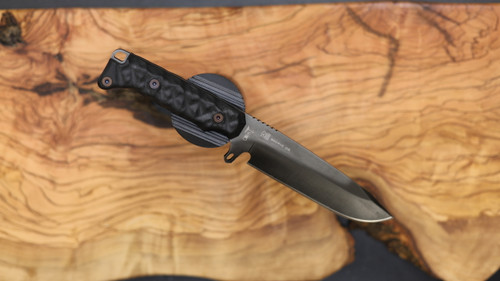 Dawson Knives Valor - Hamon - Differential Heat Treat / Black G10