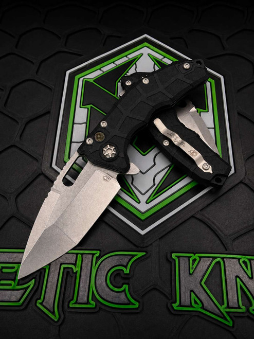 Heretic Knives Martyr Tanto - Manual Folding Knife with Stonewashed Polymer Chassis & Magnacut Steel H057-2A