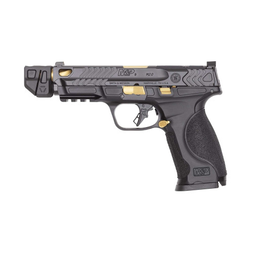 S&W M&P9 M2.0 METAL OR 23RD GLD/BLK SW14619