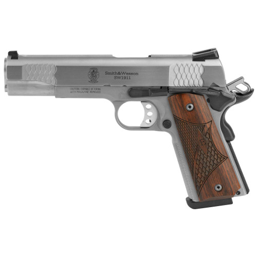S&W 1911 E 45ACP 8RD 5 STS WD 3DOT SW108482
