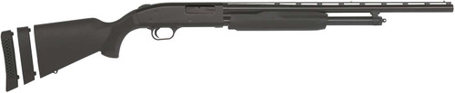 Mossberg 54210 500 Super Bantam Youth 20 Gauge Pump 3" 5+1 22" Blued Vent Rib Barrel, Blued Steel Receiver, Adj LOP Black Synthetic Stock, Right Hand TSW|14660