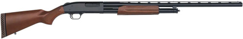 Mossberg 50120 500 All Purpose Full Size 12 Gauge Pump 3" 5+1 28" Blued Vent Rib Barrel, Blued Integral Scope Mount Steel Receiver, Fixed Hardwood Stock, Right Hand, Accu-Set Chokes TSW|46019