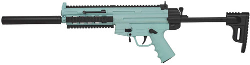 ATI GERGGSG1610M GSG-16 22LR 10+1 16.25" Black Non-Threaded Barrel, Mint Green Picatinny Rail Polymer Receiver, M-LOK Handguards, Collapsible w/Storage Compartment Black Synthetic Stock, Mint Polymer TSW|177761