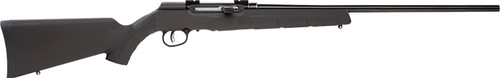 Savage Arms 47700 A Series Magnum Full Size 17 HM2 10+1 20" Matte Black Button Rifled Barrel, Matte Black Drilled & Tapped Carbon Steel Receiver, Matte Black Fixed Synthetic Stock, Right Hand TSW|113504
