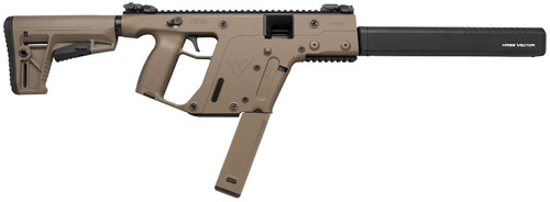 Kriss USA KV45CFD20 Vector CRB G2 45 ACP 30+1 16" Black Nitride Threaded Barrel, Flat Dark Earth Picatinny Rail Aluminum Receiver, FDE Synthetic 6 Position Stock & Polymer Grip TSW|119883