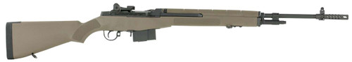 Springfield Armory MA9120CA M1A Standard Issue *CA Compliant 308 Win 10+1 22" Black Parkerized Steel Barrel w/Muzzle Brake, Black Parkerized Steel Receiver, Fixed Flat Dark Earth Synthetic Stock TSW|12584