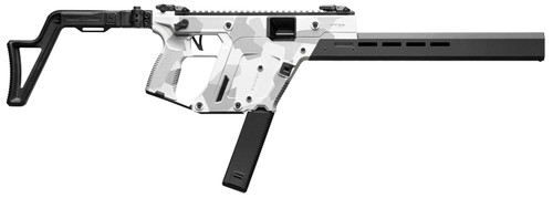 Kriss USA KV903CAD00 Vector CRB Gen3 9mm Luger 40+1 16" Black Nitride Threaded Barrel, Arctic Delta Cerakote Receiver w/Picatinny Rail, M-LOK Handguard, Adjustable Folding Black Stock, White Polymer G TSW|192602
