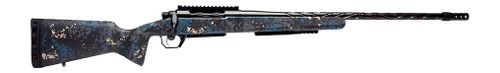 Horizon Firearms HRF-VP2-22CM-22R Vandal Carbon 2 22 Creedmoor 22" Black Chrome Chevron Fluted Threaded Barrel, Black Chrome Steel Receiver w/Picatinny Rail, Arca Rail Forend, Cobalt Basin Iota BKH Ca TSW|197413