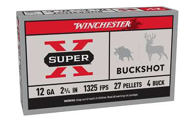 WIN SUPERX 12GA 2.75 #4BK 27PL 5/250 RSR|WNXB124