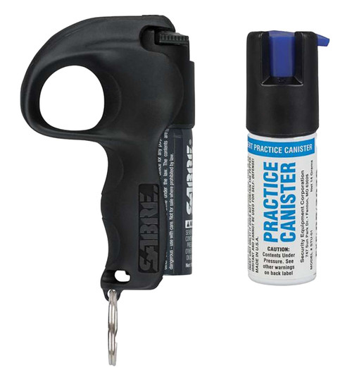 Sabre PBBKOCSTU04 Quick Grip Pepper Spray Range 12ft 0.54oz Black Canister TSW|184421