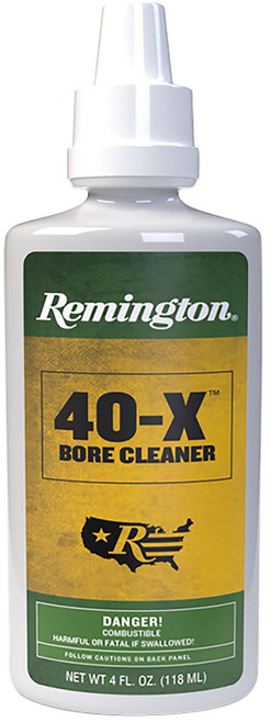 Remington Accessories 18397 40-X Bore Cleaner Removes Carbon/Lead/Plastic Fouling/Powder 4 oz Squeeze Bottle TSW|66601