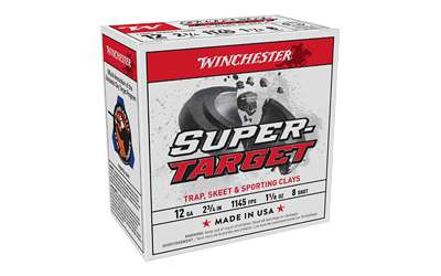 WIN SUPRTRGT 12GA 2.75" #8 25/250 RSR|WNTRGT128