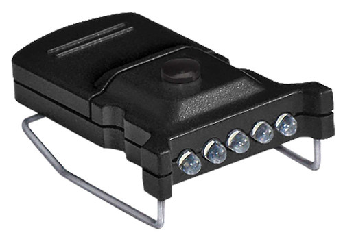 Cyclops CYC-MHC2PK-W Micro Hat Clip Light Black 10 Lumens White LED TSW|164719