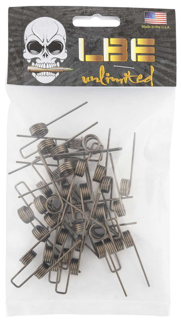 LBE Unlimited ARHS20PK AR Parts Hammer Spring 20 Pack AR-15 Silver Stainless Steel TSW|133630