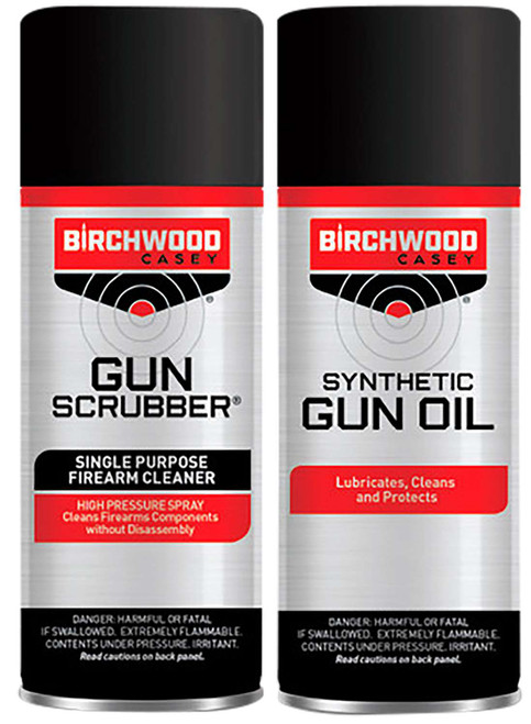 Birchwood Casey 33329 Gun Scrubber & Synthetic Gun Oil Combo Pack 1.25 oz Aerosol 2 Pack TSW|29418