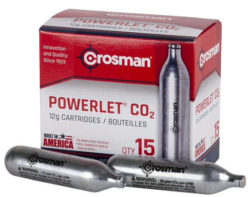 Crosman C2315 Powerlet CO2 12 Grams 15 Pack TSW|156350