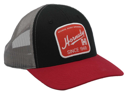 Hornady 99216 Hornady Cap Mesh Cap Black Red TSW|150017