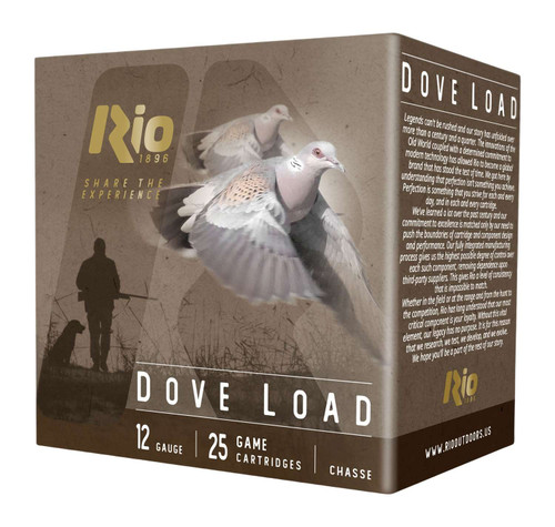 RIO RDL2875 DOVE LOAD 12G 2-3/4 7-1/2 25/10 TSW|193705