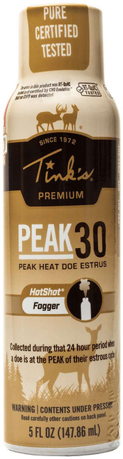 Tinks W5503 Peak30 Hot Shot Deer Doe In Estrus Scent 5 oz Fogger TSW|163736