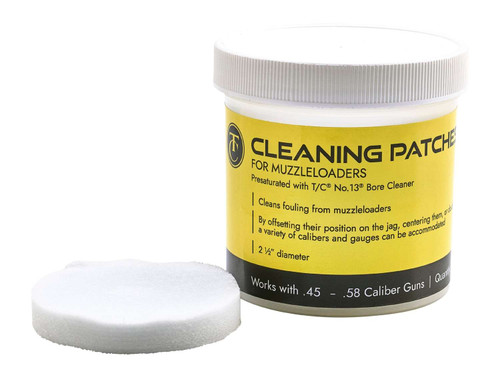 Thompson Center Arms, LLC 9036R Cleaning Patches Muzzleloader 2.50" Cotton 100Ct TSW|185803