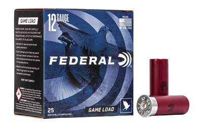 FED GAME LOAD 12GA 2 3/4" #6 25/250 RSR|FEH1216BX