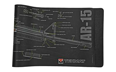 TEKMAT CUTAWAY RIFLE MAT AR15 BLK RSR|TEKR36-AR15-CA