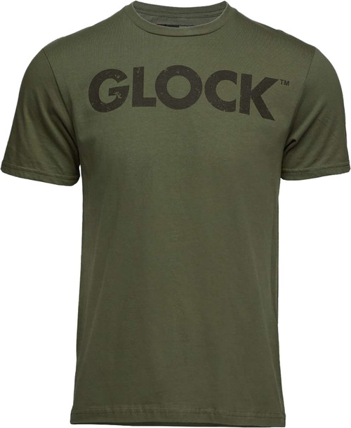 Glock AP96159 Caliber Tee Military Green Ringspun Cotton Short Sleeve XL TSW|174084