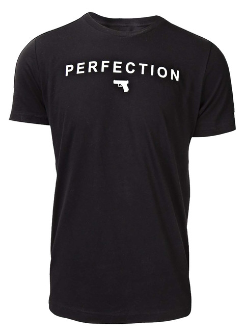 Glock AA75128 Perfection Pistol Black Cotton Short Sleeve 2XL TSW|127105